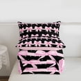 thumbnail image 5 of Erosebridal Cute Pink Bowknot Kids Twin Comforter Sets,Kawaii Princess Bow Bedding Set For Girls,Reversible pink,2-Piece, 5 of 7