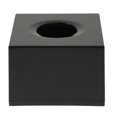 thumbnail image 3 of ABS Tissue Box Wooden Cube Paper Holder Napkin Case for Hotel Car Restaurant (Black), 3 of 3