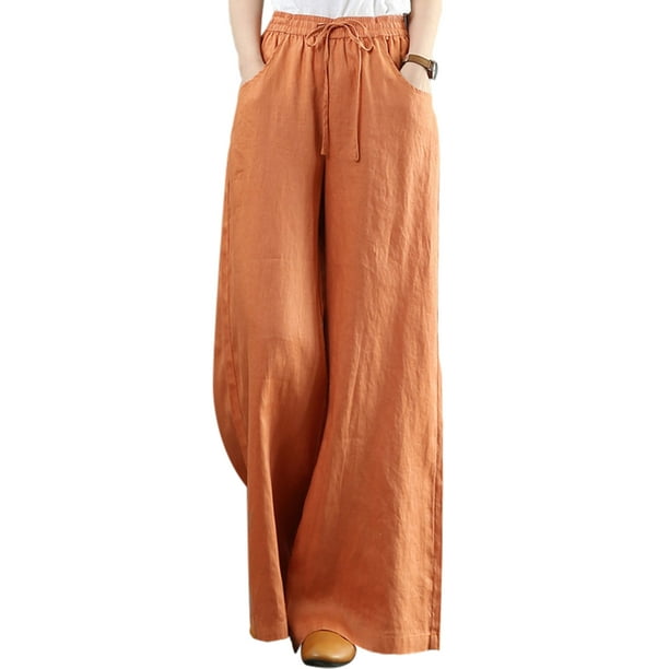 Travel Pants for Women High Waist Wide Leg Palazzo Pants for Women