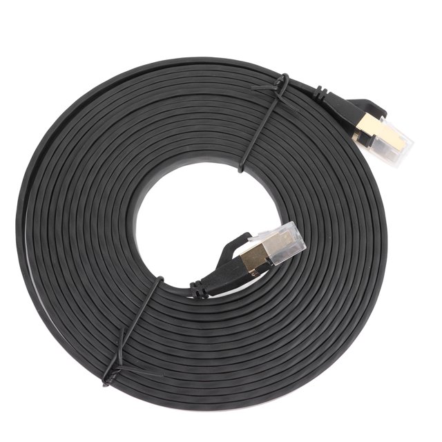 Cable Ethernet Cat 8, profesional, de alta velocidad, RJ45, Crystal Head, categoría 8, cable de red para módem, enrutador, PC, 16,4 pies