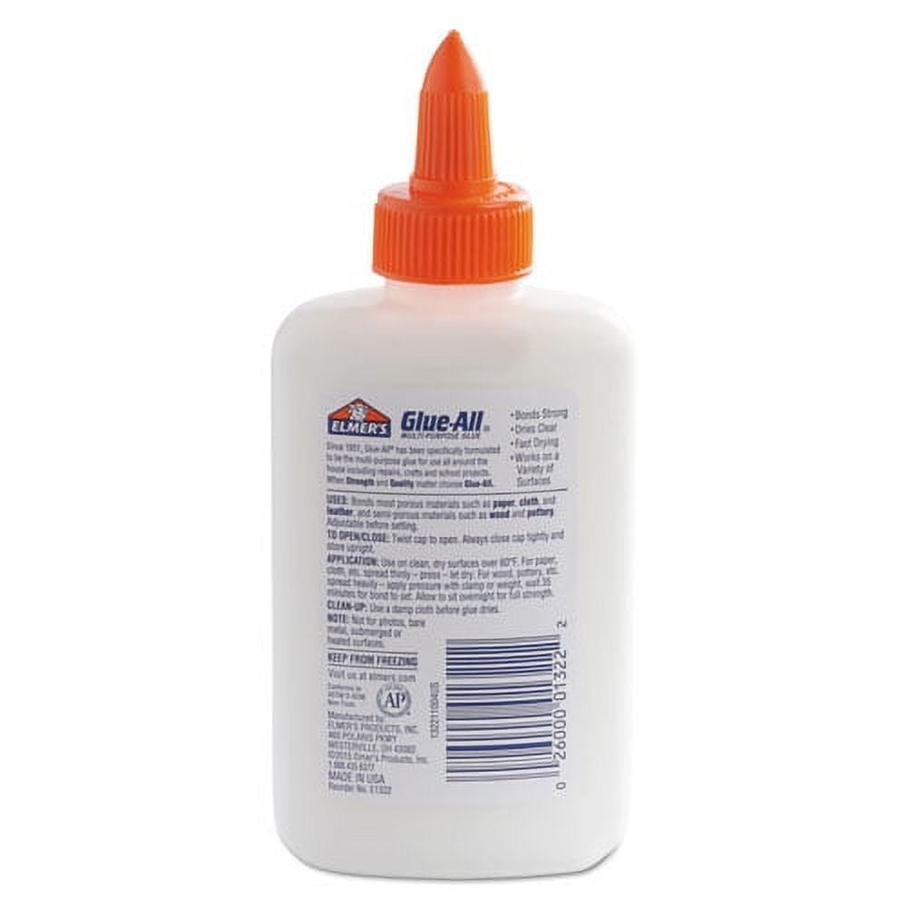 10PK Elmer's Glue-All White Glue, 4 oz, Dries Clear (E1322)