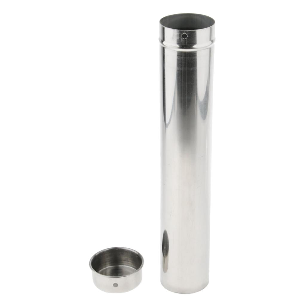 Zxpjkyu Stainless Steel Sterilizing Boxes Pipette Tube 35cm 14'', to storage and protect