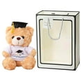 thumbnail image 4 of 23cm lindo gorra de soltero oso de peluche de juguete oso de peluche de juguete Animal relleno muñecas regalos de graduación para niños niñas estudiantes, 4 of 7