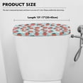 thumbnail image 5 of ZIATUBLE Strawberry Toilet Tank Top Cover Washable Toilet Tank Dust Cover with Elastic Bottom Toilet Tank Protector Cover Easy to Clean Toilet Bowl Tank Covers for Bathroom, 5 of 5