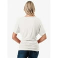 thumbnail image 2 of Womens Super Comfy Boat Neck Dolman Top Shirt, 2 of 4