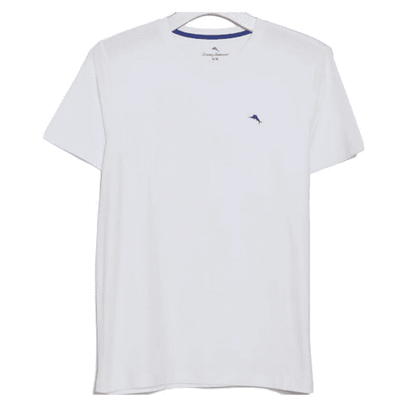 Tommy Bahama Short Sleeve Crew Neck Top, White, Large