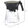 thumbnail image 2 of Hario V60 "Drip-In" Cafetera, 700 ml, Negro, 2 of 6