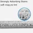 thumbnail image 5 of 4 Pack Reusable Microfiber Mop Pads for Efficient Floor Cleaning, Washable and Compatible with Most Mop Brands, 5 of 6