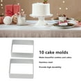 thumbnail image 3 of 10Pcs Cake  Baking Tool Making Cake Set Cake Rings for Baked Utensil Portable Bars, 3 of 7