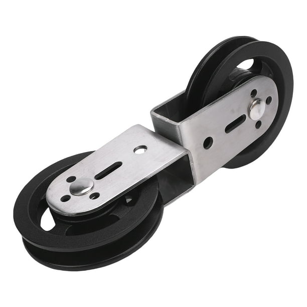 Máquina De Cable Giratoria Con Poleas Dobles, Rodamiento Silencioso, Máquina De Cable Para Levantamiento De Pesas, Rueda De Polea Giratoria, Deslizamiento Fluido, Sin Ruido Para