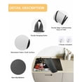 thumbnail image 3 of Large Induction Cooktop Protector Mat Black Christmas Stove Top Covers for Electric Stove, Santa Snowman Xmas Gifts Snowflake Winter Decorative Stove Burner Cover Mats, Glass Top Stove Cover, 3 of 7