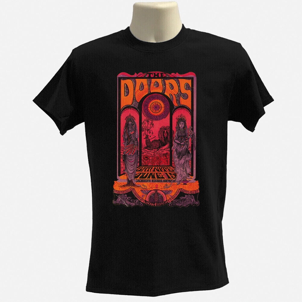 The doors t-shirt, Band Tee, Festival T-shirt, Rock T-shirt, Vintage band  Tee XS-5XL - Walmart.com