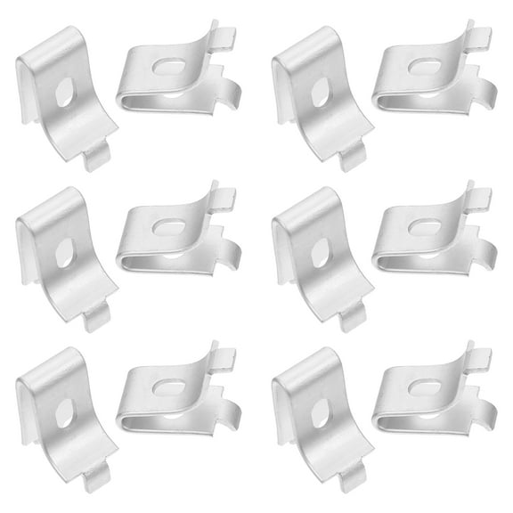 50 Pcs Wire Shelf Support Clips 3x3x1.5cm Shelf Fixing Hardware for Storage Racks and Organizers