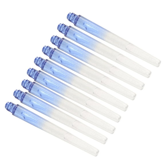 Uxcell 45mm Dart Shafts, 2BA Thread Nylon Dart Stems - 9 Pack (White, Blue)