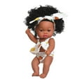 thumbnail image 2 of Baby Cute Curly Hair Sport Boys Black Baby Toy Doll Kids Gift Hooded With Cloth, 2 of 2