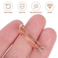 thumbnail image 3 of Miangastore 10Pcs Bar Pins Brooch Lock Brooch Pin Backs Safety Clasps for Brooch Making, 3 of 6