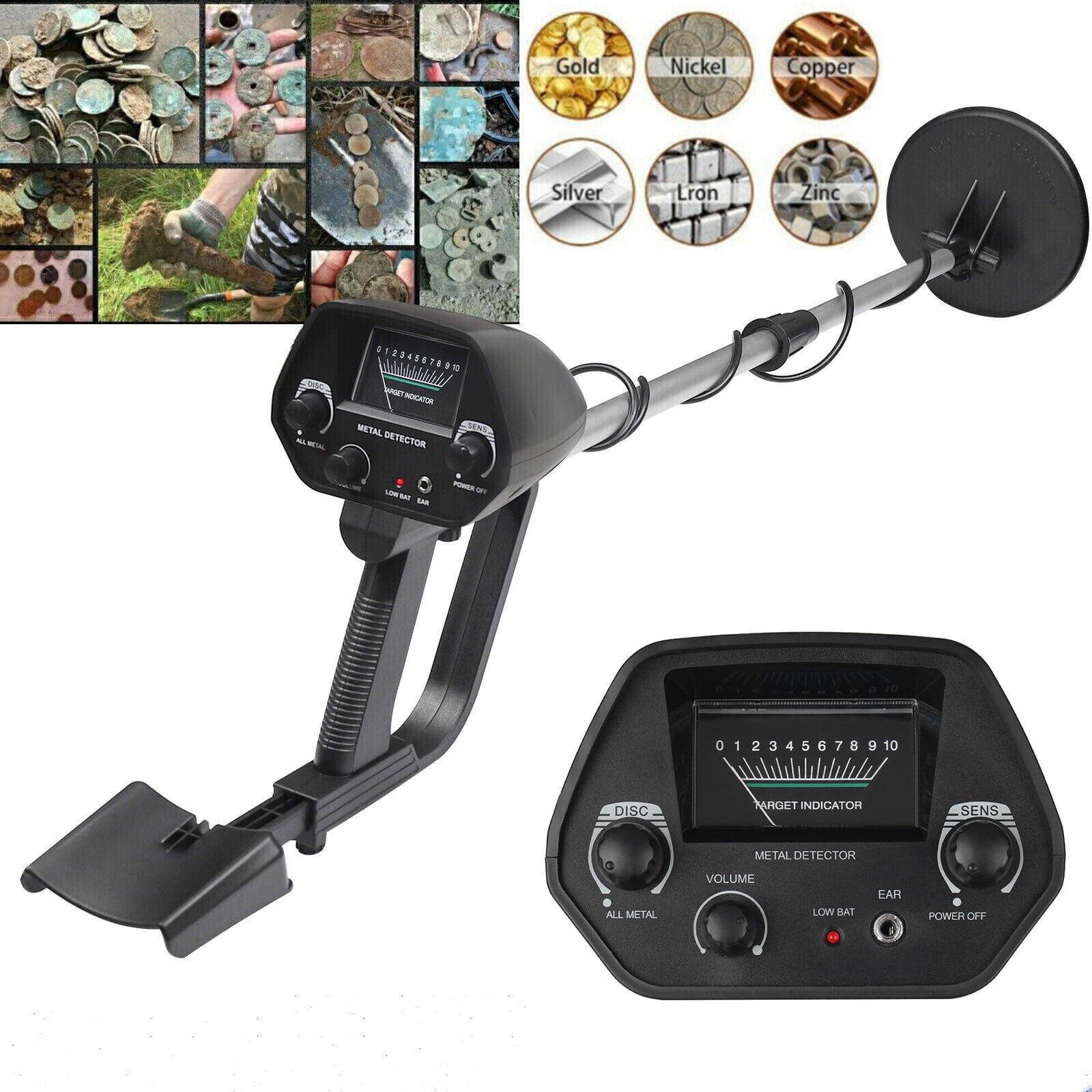 KKmoon Enhanced High Sensitivity Underground Metal Detector