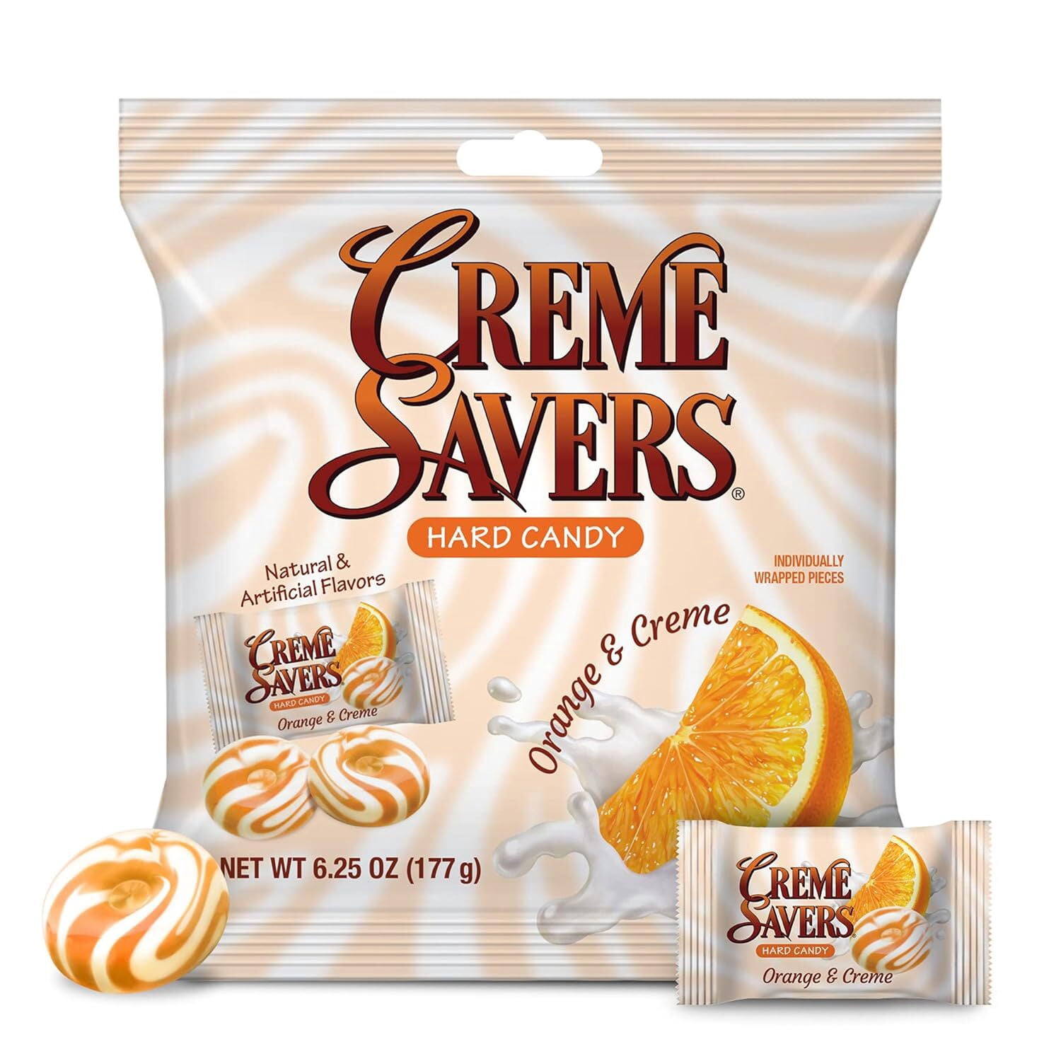 Creme Savers Chocolate & Caramel Creme Hard Candy, 6.25 oz Bags, 3 Pack