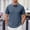 Dark Blue, variant on YLSDY Men's Plaid Trim Collar Golf Shirt, Checkerboard Detail, Short Sleeve Casual Top Navy M