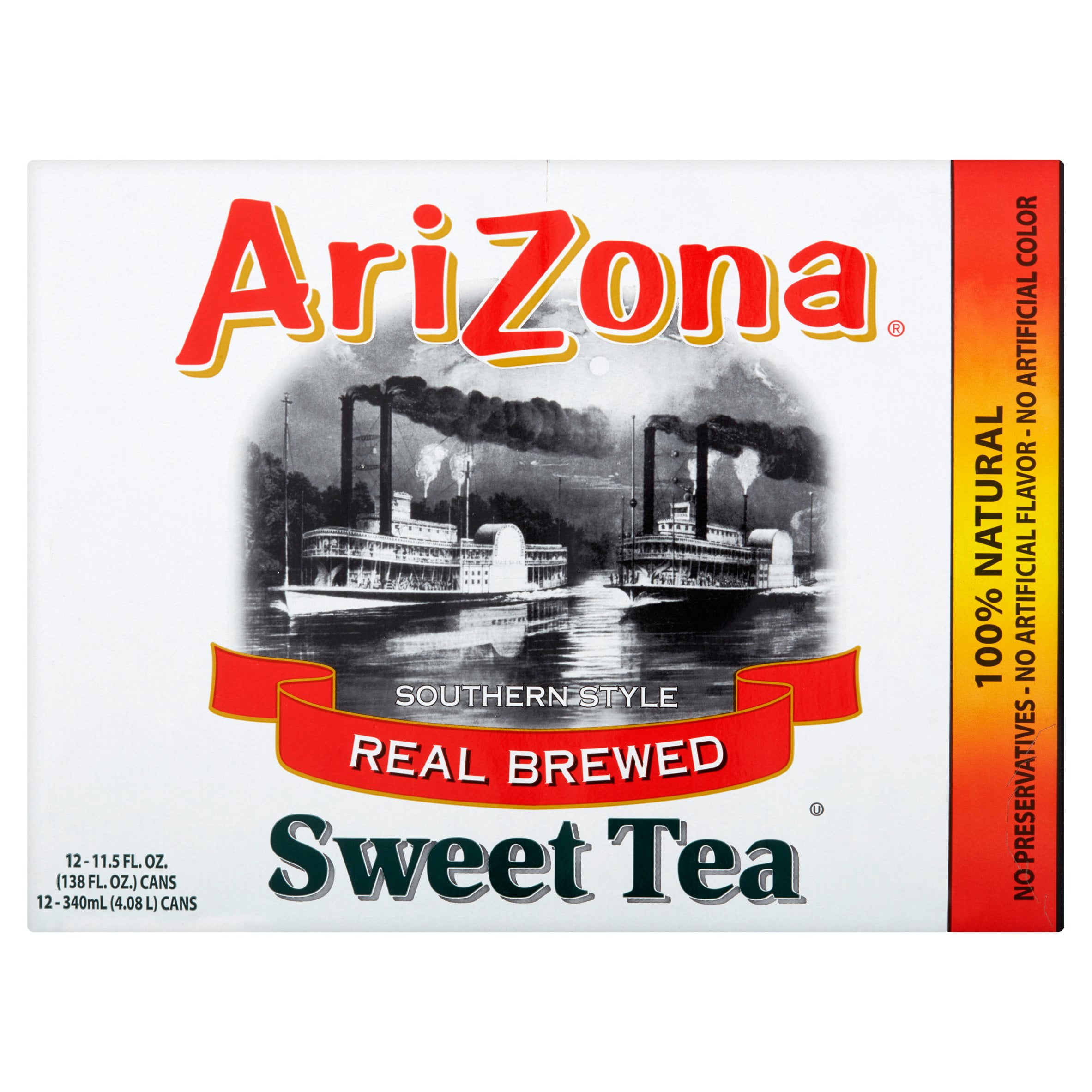 Arizona Southern Style Real Brewed Sweet Tea, 11.5 oz, 12ct by Arizona Beverages USA LLC