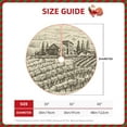 thumbnail image 4 of Kll Vineyard Landscape Christmas Tree Skirt 36",Party Decorations Farmhouse For Christmas Decorations Holiday Party, 4 of 8