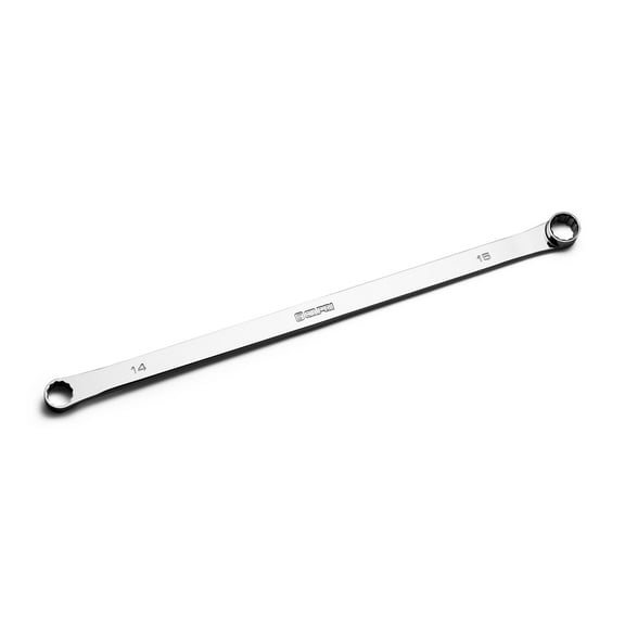 Capri Tools 14 x 15 mm 0 Degree Offset Extra Long Box End Wrench