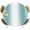 Teal Green, variant on Elastic Fitted Round Tablecloth, White Brown Waterproof Stretch Table Cover for 45"-54" Tables, Modern Gradient Vertical Stripes Geometric Washable Outdoor Tablecloths for Patio, Picnic, Camping