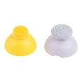 thumbnail image 1 of HUGFEGWE ﻿2Pcs Yellow and Grey Replacement Analogue Analog Sticks Thumbstick for Gamecube Controller for Gamecube Controller,for GameCube Accessories, Nintendo Systems CA919-83051, 1 of 8