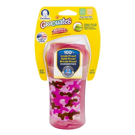 First Essentials by NUK Camo Cup-like Rim Sippy Cup, 10 oz