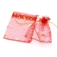 thumbnail image 3 of 20Pcs/Lot 7x9 9x12 11x16cm Moon Star Organza Bags Wedding Christmas Gift Bag Pouches Candy Bracelets Jewelry Packaging Bags Black 13x18cm 20pcs, 3 of 6