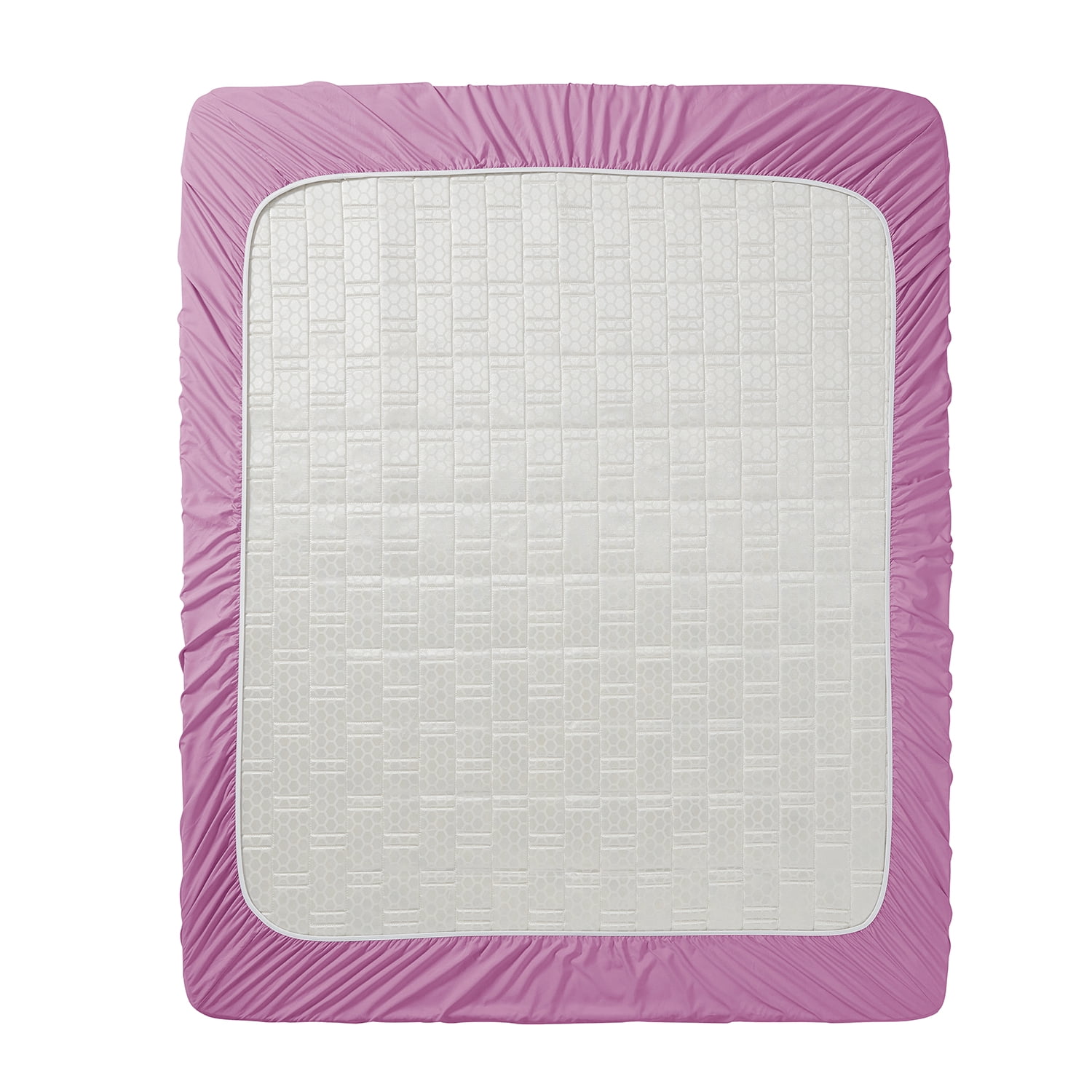 Clara Clark Premier 1800 Collection Single Fitted Sheet, Full Size, Magenta