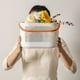 thumbnail image 5 of Cesta de ducha de plástico con asa, organizador de almacenamiento de baño grueso con orificios de drenaje para productos de baño, toallas, almacenamiento de frutas, multiusos., 5 of 9