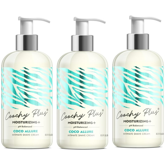 Coochy Plus Intimate Shaving Cream COCO ALLURE 8.5 oz - 3 Pack