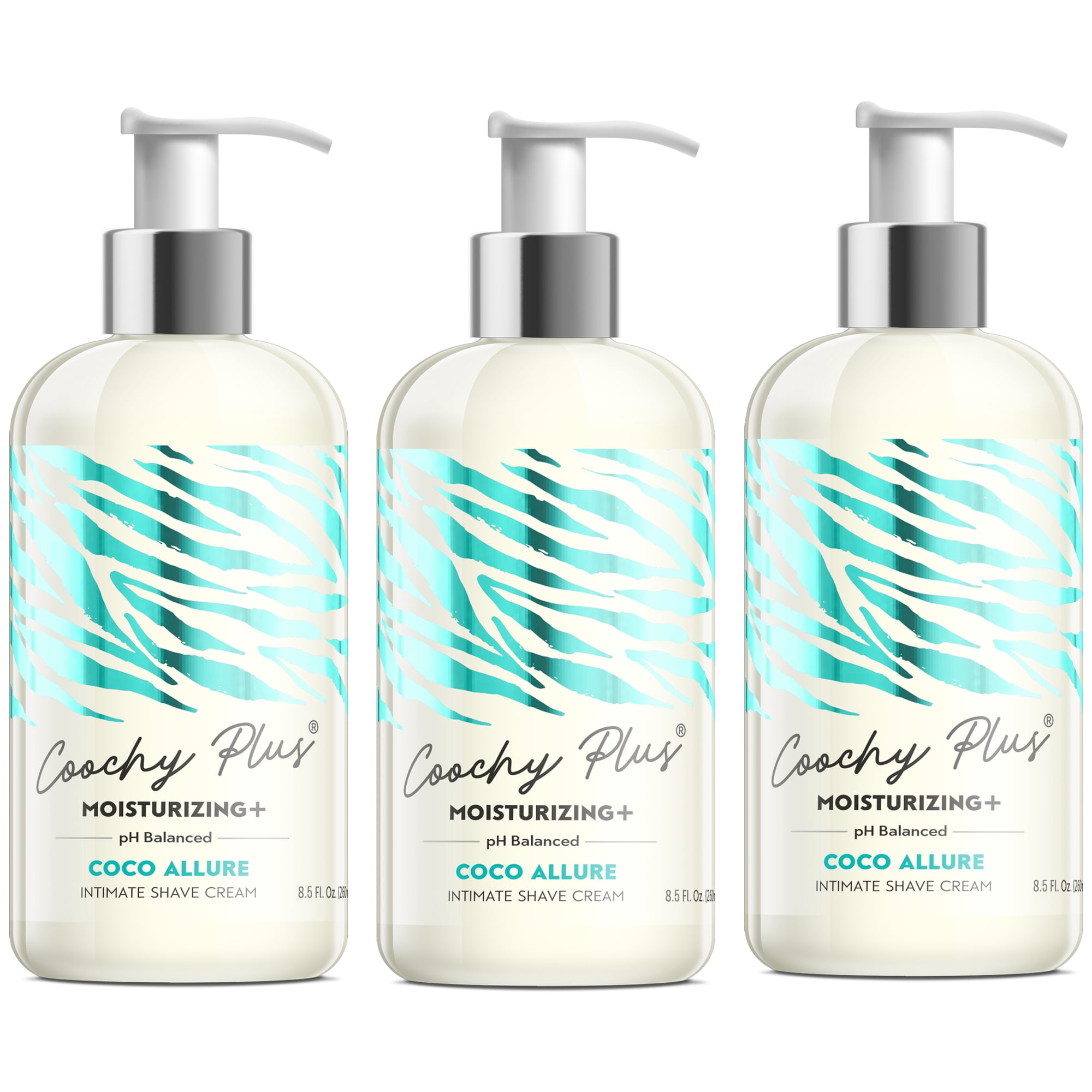 Coochy Plus Intimate Shaving Cream COCO ALLURE 8.5 oz - 3 Pack