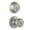 Nickel, variant on Miseno Mlk2010 Buchanan Tulip Single Cylinder Keyed Entry Door Knob Set - Brass