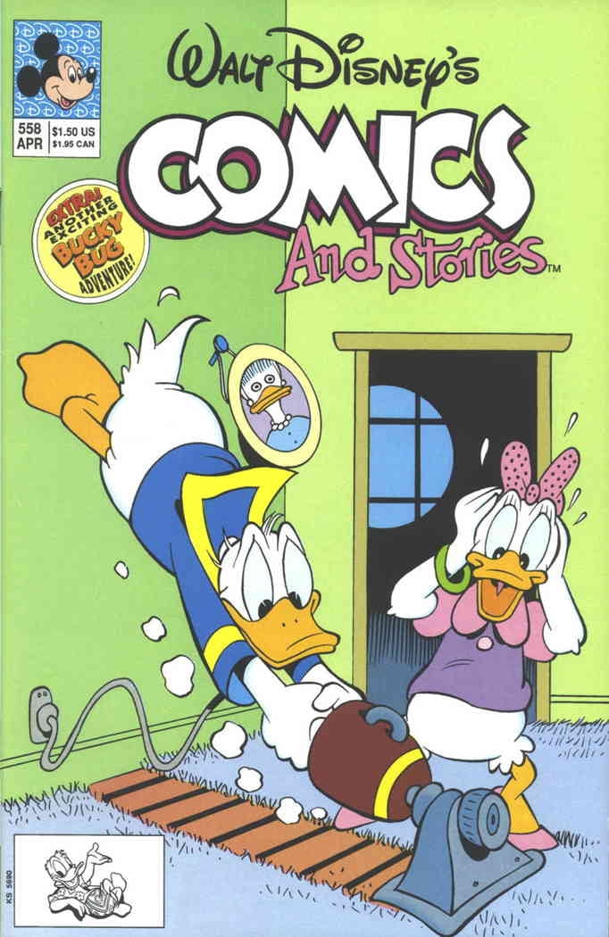 Cover of Walt Disney's Comics and Stories #558