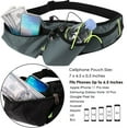 thumbnail image 5 of Sports Waist Pack Bag Running Belt Fanny Pack with Water Bottle Holder for Men Women Outdoors Walking Running, Fit 6.5 inch Smartphones, 5 of 9