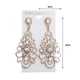 thumbnail image 4 of Pendientes De Cristal Diseño Ahuecado Pendientes De Diamantes De Imitación Accesorios De Boda Nupcial Advancent AP007239-02, 4 of 4