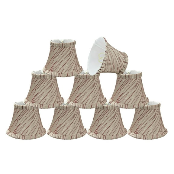 Aspen Creative Corporation 5'' Fabric Bell Candelabra Shade (Set of 9)