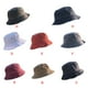 thumbnail image 5 of Sombrero de cubo Qarigey para niños y niñas gorras de pescador color rojo Caqui Negro Blanco naranja azul grisáceo gris oscuro azul oscuro, 5 of 6