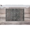 thumbnail image 4 of Grant 2' x 3' Washable Accent Rug, Teal and Ivory, 4 of 7