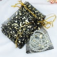thumbnail image 3 of 100Pcs Moon Stars Drawstring Organza Bags Drawstring Small Jewelry Gift Bags Pouches for Wedding Party Valentine's Day, 3 of 8