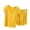 Yellow, variant on Pajamas Sets for Women 2 Piece Short Sleeve Tee Shirts Ruffle Cute Shorts Summer Outfits Loose Workout Loungewear