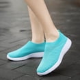 thumbnail image 6 of Light Sneakers Women Running Shoes Women Breathable Mesh Slip-On Shoes Woman Sports Shoes 2019 Zapatillas Mujer Deportiva Green 40, 6 of 6
