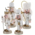thumbnail image 3 of 4pcs Christmas Nutcracker Ornaments Nutcracker Figurine Christmas Table Decoration, 3 of 7