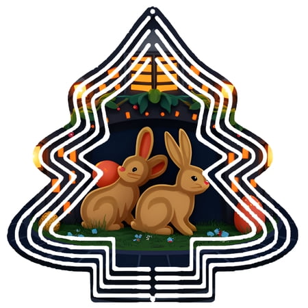 Metal Hanging Tree-Shaped Wind Decorations – Festive Garden Spinners with Elegant White Pattern Design for Yard and Garden Metal Hanging Tree-Shaped Wind Decorations – Festive Garden Spinners with Elegant White Pattern Design for Yard and Garden