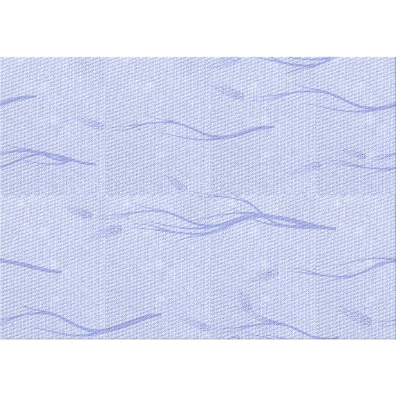 Ahgly Company Indoor Rectangle Patterned Lavender Blue Area Rugs, 7' x 10'