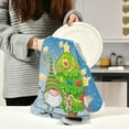 thumbnail image 6 of Coolnut Merry Christmas Kitchen Dish Towels 1 Piece,Absorbent Soft Dishcloths Towels Reusable Hand Towels Quick Drying Cleaning Cloth, Tea Towels,18" x 28", 6 of 7