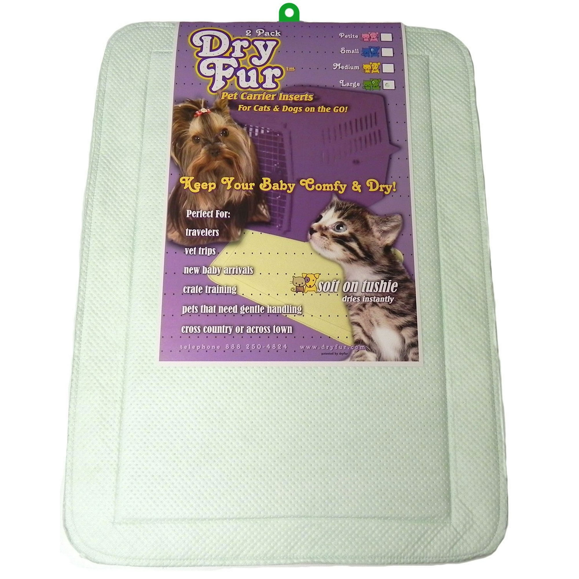 Dryfur pet carrier pads hotsell