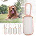 thumbnail image 2 of Portable Dog Poop Box, Pet Waste Box, Small 5PCS Cats Dogs For Pet Puppy Pink+white, 2 of 8